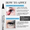 2 in1 Clear Eyelash Glue Liner Pen, Waterproof, Latex Free,