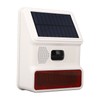 Solar Alarm Wireless DC 5V 433MHz 100dB Infrared Sensor IP65