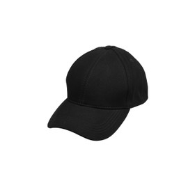 HATSQUARE Cotton Summer Baseball Cap, Unisex Sports Cap, Men Breathable Sports Hat, Women Twill Cap, Adjustable Cap - Black