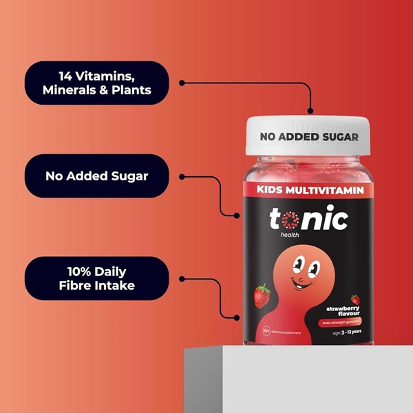 Tonic Health Kids Vitamins Gummies - 14 in 1 Kids