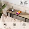 ELYKEN 2 Pack 5.9" Narrow Console Sofa Table with Power