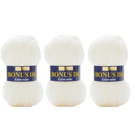 Hayfield Bonus DK - 100g - Pack of 3 (Cream (812))