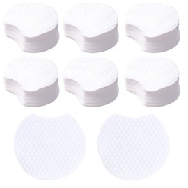 Doyime Cotton Wiping Off Cotton Puff Cosmetic Cotton Notch Shape, 600 Pieces, Disposable Facial Pad, Wet Dry Use, Face Towel, For Lotion, Refill, Convex Embossing, Thin, Consumables