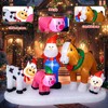Nervure 8 FT Christmas Inflatable Outdoor Decoration - Christmas Inflatables