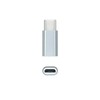 Nanocable 10.02.0011 USB-C to Micro USB Adapter, USB-C/M-Micro B/H, Aluminium,