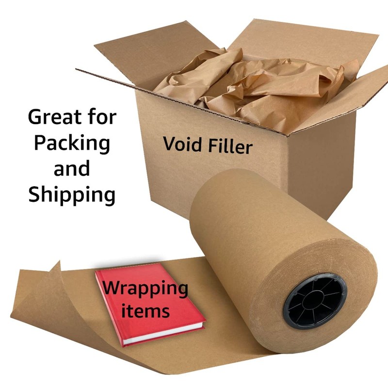 StarBoxes Kraft Paper Roll, 6" x 600', 50 lb, Brown