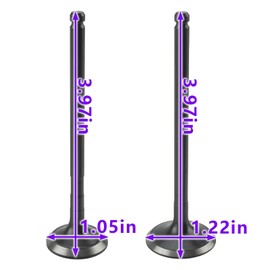 Carbhub Intake Valve Exhaust Valves Seals Fit for Predator 500 2003-2007, for Polaris Predator 500 Outlaw 500 2003-2007 Replace 3087981, 3087982