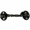 4 Inch Black Cabin Hook & Eye Latch – Traditional