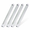 MICTUNING 4Pcs LED Tube Light Car Interior Light Bar Tube