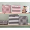 DII Hard Sided Collapsible Fabric Storage Container for Nursery, Offices,
