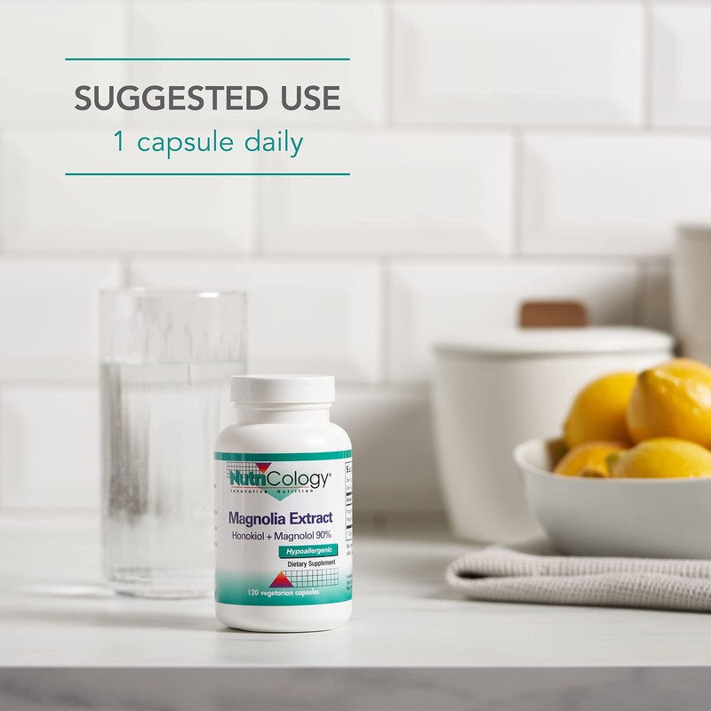 Nutricology Magnolia Extract Supplement - Stress & Sleep Support, Magnolia