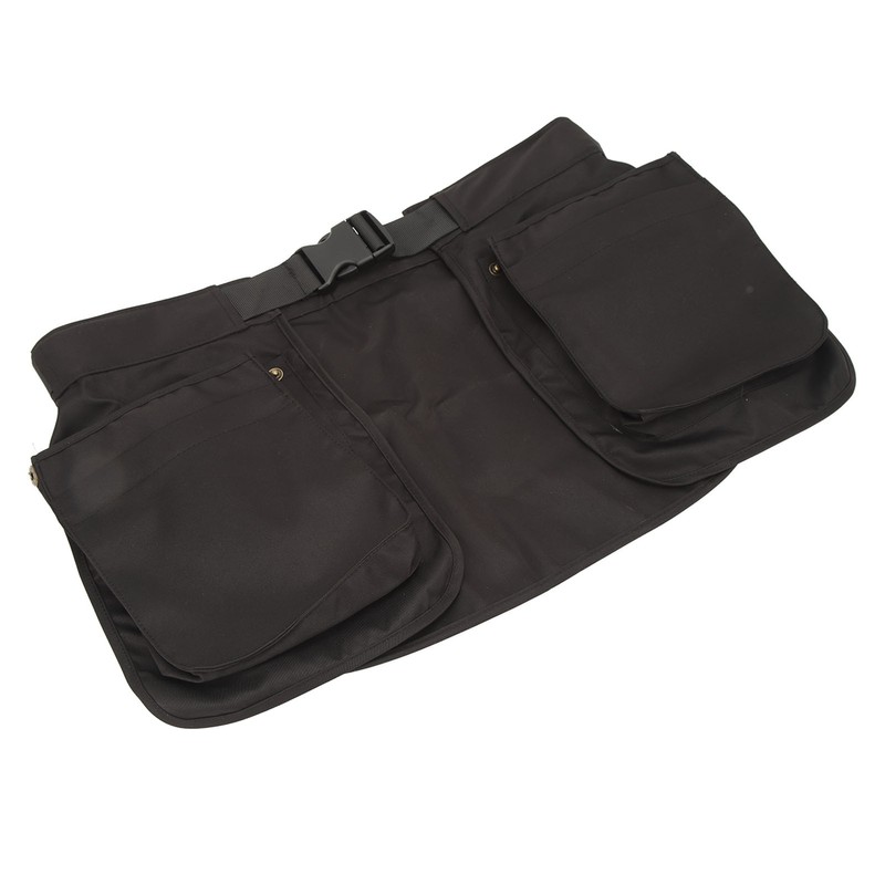 Apron Waist Cover with Plastic Buckle Multiple Pockets Server Aprons