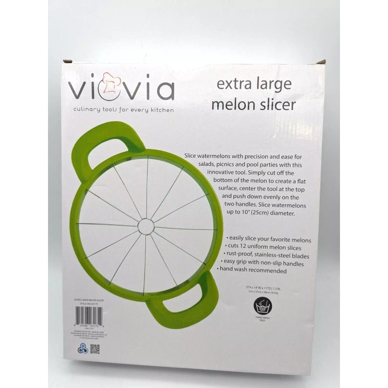 ViOVIA XL Melon Slicer - Stainless Steel - Durable Handles