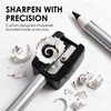 KOSRA Matter Eyeliner-Stift, Wasserfest, Wischfest Eyeliner -6#Black