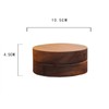 Ashtray with Lid, Stylish Wood, Stainless Steel, Odor Resistant, Airtight,
