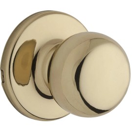 Weiser NEW WEISER LOCK FAIRFAX PASSAGE KNOB POLISHED BRASS, EASY INSTALL FREE SHIPPING
