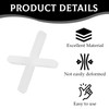 500PCS Set of White Tile Spacers 3mm, Precise Positioning Decking