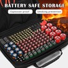 ShellKingdom Battery Organizer Storage Case with Tester, Battery Vault Case