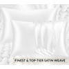 Pamposh Satin Silk Pillowcases For Hair And Skin 2 Pack