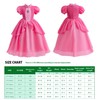 Princess Peach costume for Little Girl's Dress Up with Crown
