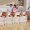 YaFiti Bar Stools Set of 2, Adjustable Swivel Barstools for