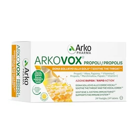 ArkoPharma Arkovox Propoli Pastiglie Miele e Limone Integratore, 24 Compresse