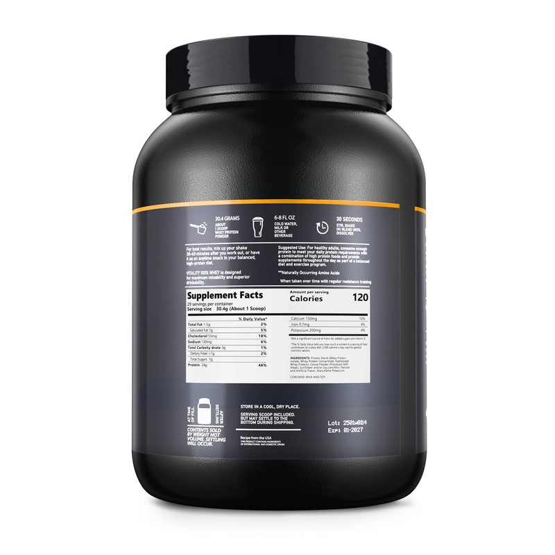 VYHTHY Gold Standard 100% Whey Protein Powder – Chocolate Flavor,