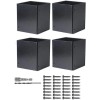 Protectores De Base De Postes En Acero Inoxidable, Columna D
