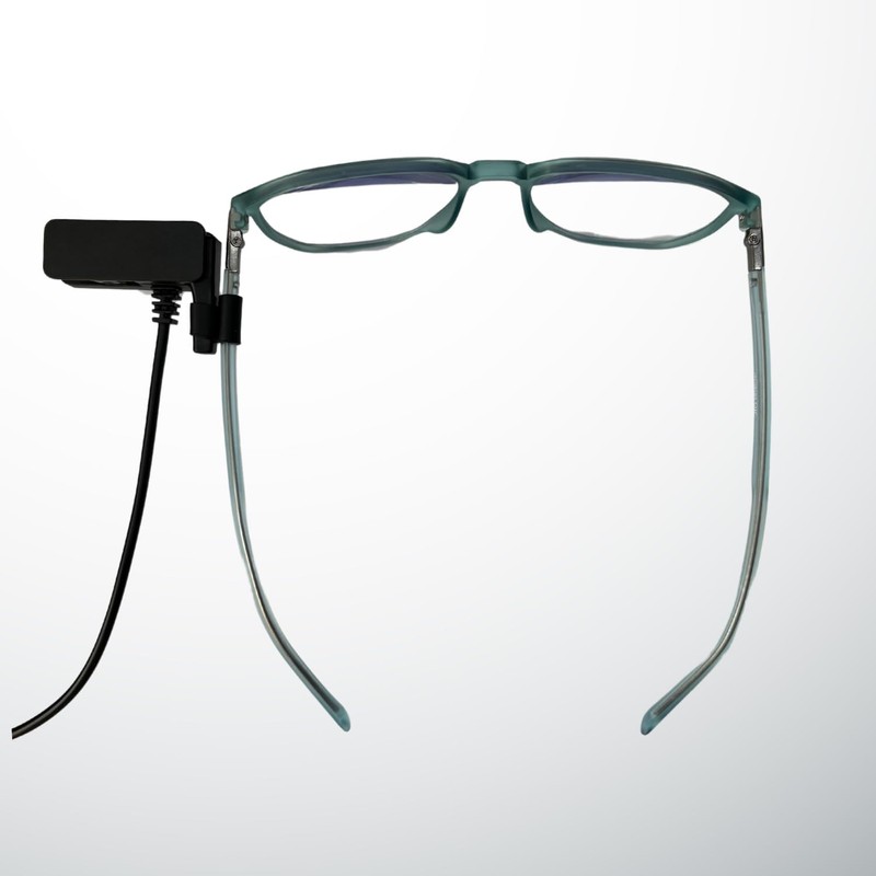 Universal Eyewear Tracker Accessory Kit | USB Clip Charger, Adhesive