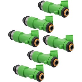 AUTOMUTO 16600-JK20A Upgrade Injectors Nozzles Fuel Injector Set fit for 2008-2012 for Infiniti EX35 3.5L, 2007-2014 for Nissan Altima 3.5L, 2009-2014 for Nissan Maxima 3.5L, 6 pcs 12 Holes