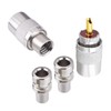 Goupchn UHF PL259 - Conectores de soldadura con reductor, paquete