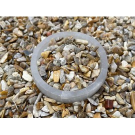 0.5 Pound Natural Semi Tumbled Fossil Coral Gemstone Chips, Fossil Coral Crushed Mini Crystals, Undrilled Crystal Chips (Fossil Coral)