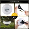 4 Pack Solar Ground Lights for Outdoor Pathways – 14