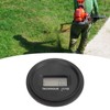 Tach Hour Meter LCD Display Round High Accuracy RPM Hour