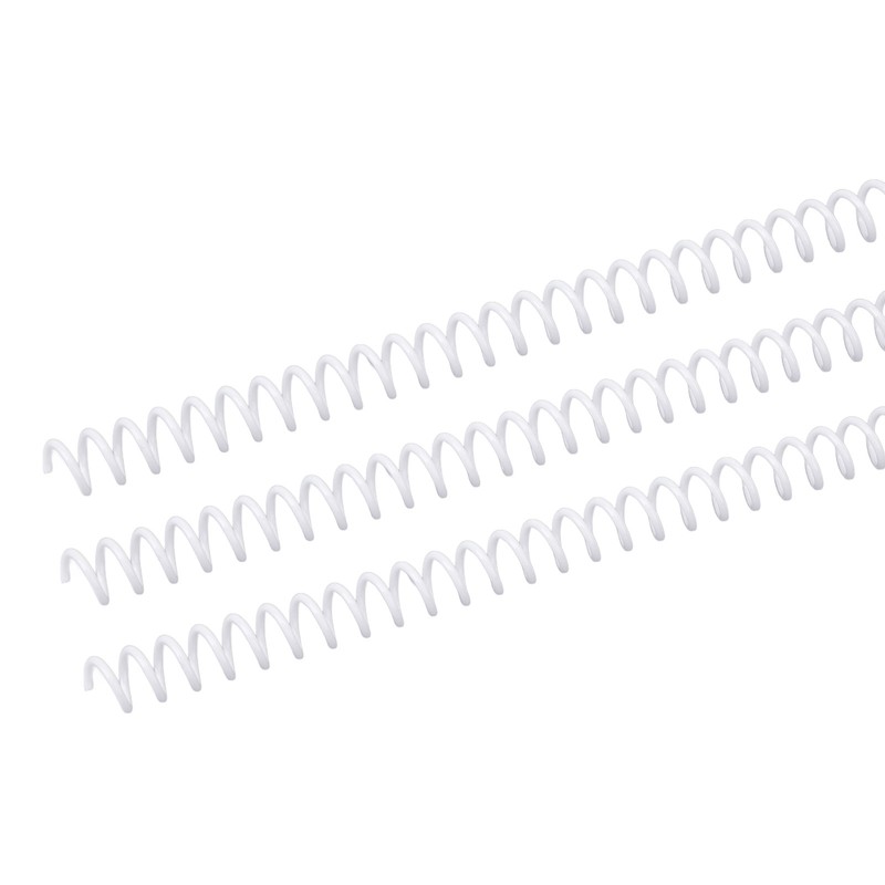100PCS Spiral Binding Coils 48 Loops 4:1 Pitch A4 Paper