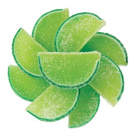 NY Spice Shop Fruit Slices Jelly Candy - 1 Pound Apple Candied Fruit - Fruit Candy Slices - Bulk Gummy Candy Slices - Old Fashioned Candy For Sweet Lovers