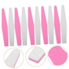 minkissy 10pcs Nail Art Buffer Strips Fingernail File Set Professional