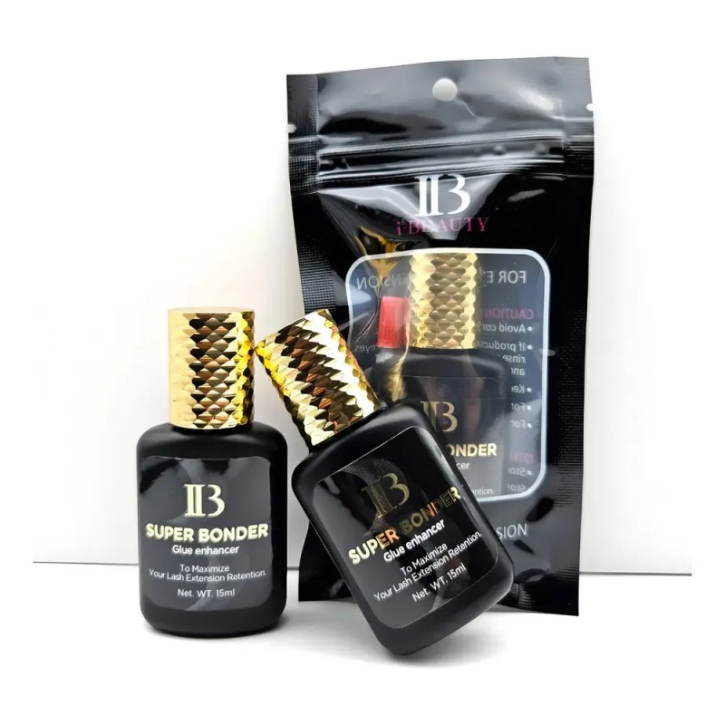 Super Bonder Ib Sellador Profesional Extensiones Pestañas Seda 15ml