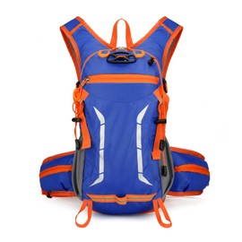 HomyComy Cycling Backpack for Women Men Waterproof Hiking Backpack Lightweight Bike Riding Travel Camping Bag Hiking Hydration Backpack Blue