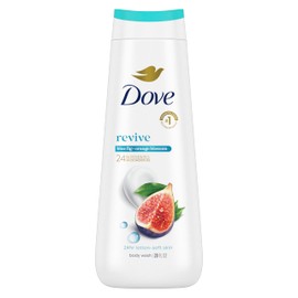 Dove Go Fresh Body Wash 100% Gentle Cleansers, Sulfate Free Blue Fig and Orange Blossom Effectively Washes Away Bacteria While Nourishing Your Skin 22 oz