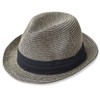 EdgeCity Men's Straw Hat, Foldable, Large Size, M