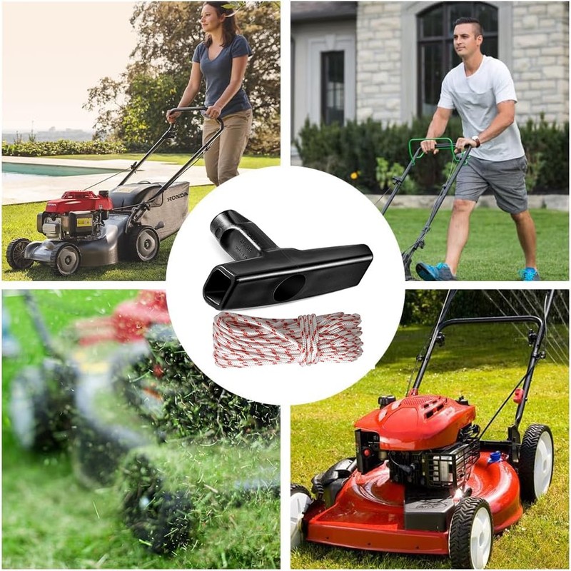 YANGWEN Recoil Starter Rope Set,Engine Starter Rope & Handle, 10