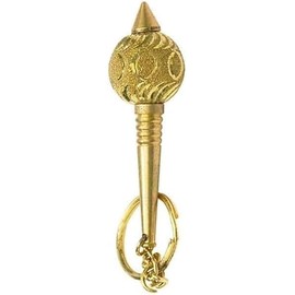 S,S Store Golden Hanuman Gada Key Chain/Pendant,Medium Size,Pack of 1