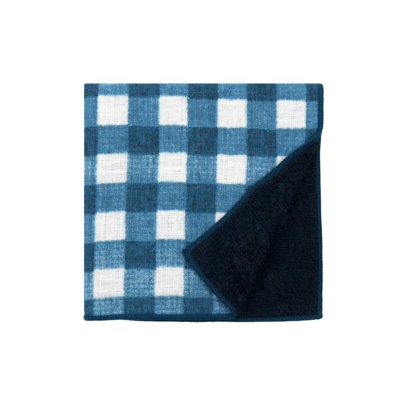 Hamamonyo Washed Towel Handkerchief, Rough Gingham Check