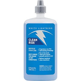 White Lightning Clean Ride The Original Self-Cleaning Wax Bicycle Chain Lubricant