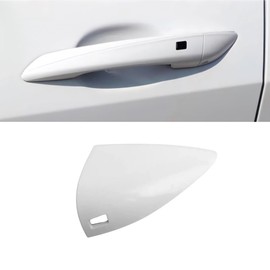 82652-AA100, 82652AA100, Front Left Side Door Handle Key Cover Cap for Hyundai Elantra MK7 2020-2022 (Left Front Door Handle Key Cap White)