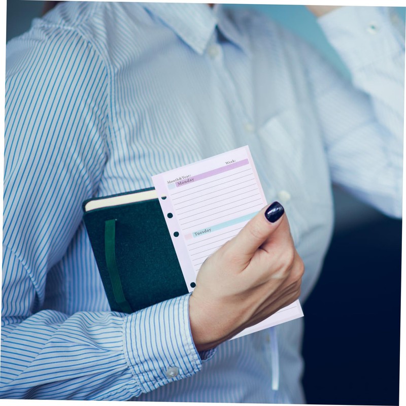 Operitacx Efficient Weekly Planning Pad Large Weekly Planner Notepad Refillable