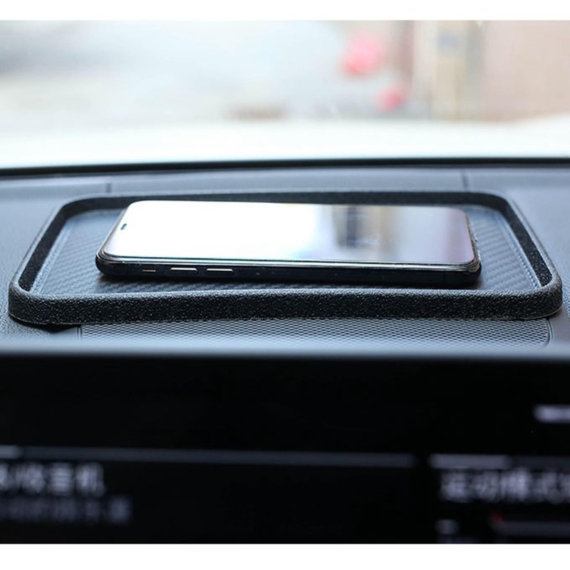 Anti Slip Car Mobile Phone Holder Mat, Foldable Silicone Car