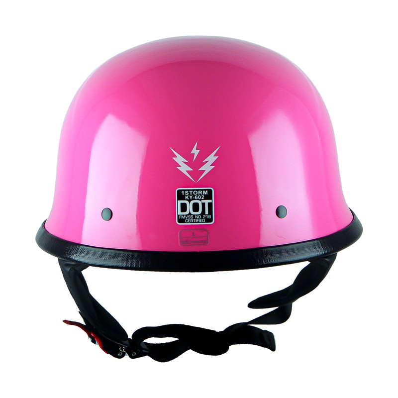 1Storm Novelty Motorcycle Half Face Helmet Open German Style DOT