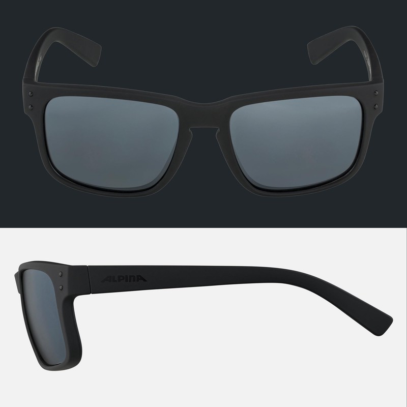 ALPINA KOSMIC Sunglasses, All Black Matt, One Size